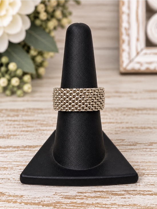 Jewelry - Tiffany & Co. Somerset Wide Mesh Ring Sterling Silver 925